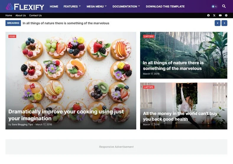 Flexify Extended Blogger Template